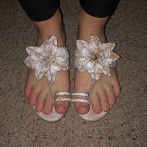 BED STU leather flip flops